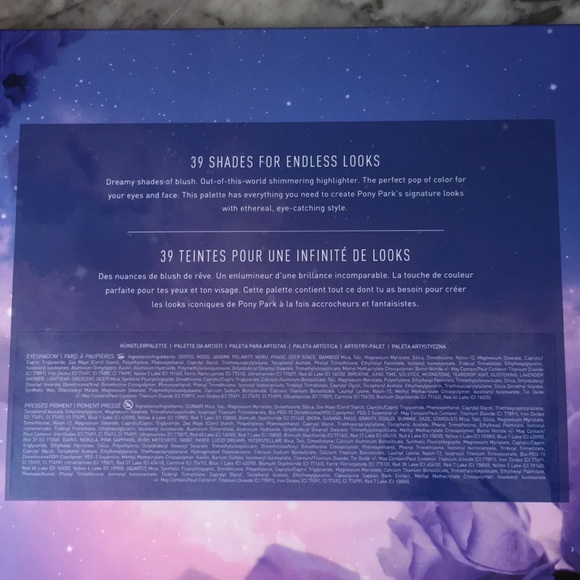Morphe x pony park constellation sky palette NWT - Picture 8 of 9